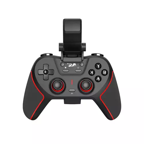 Redragon Sempiten G712 Gaming Controller With Cell Phone Holder – Black and Red
