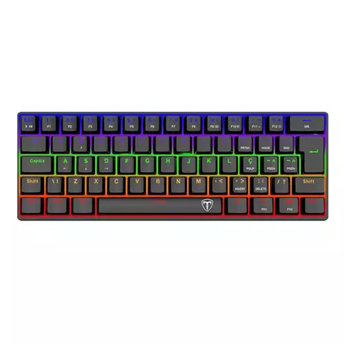 T-Dagger ARENA T-TGK321 60% Mechanical Gaming Keyboard (Red Switch) - Black