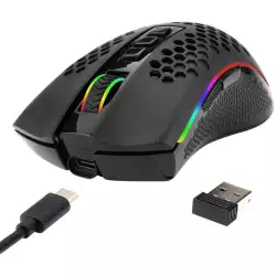 Redragon M808-KS Storm Pro Dual Mode RGB Gaming Mouse - Black | M808-KS Redragon M808-KS Storm Pro Dual Mode RGB Gaming Mouse - Black | M808-KS