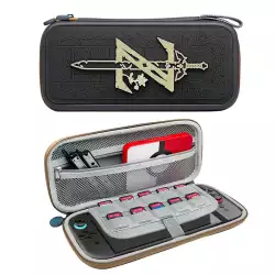 Generic The Legend of Zelda Carrying Case for Nintendo Switch 2 - Gray Generic The Legend of Zelda Carrying Case for Nintendo Switch 2 - Gray