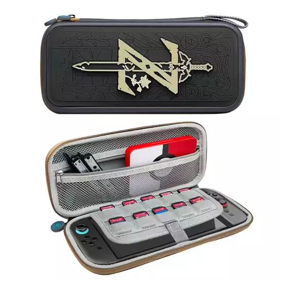 Generic The Legend of Zelda Carrying Case for Nintendo Switch 2 - Gray Generic The Legend of Zelda Carrying Case for Nintendo Switch 2 - Gray