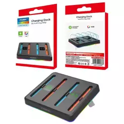 Dobe TNS-3160 RGB Charging Dock Joycon for Switch 2