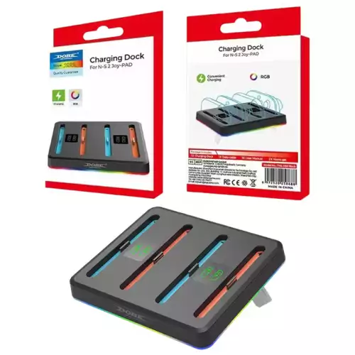 Dobe TNS-3160 RGB Charging Dock Joycon for Switch 2