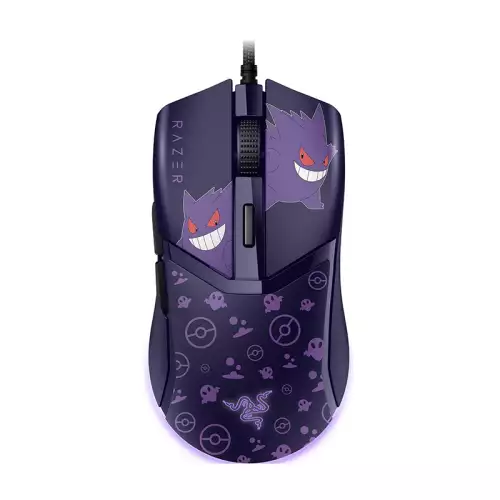 Razer Cobra Gengar Edition Computer Mouse, 8500 DPI Optical Sensor, 300 IPS Max Speed, Optical Mouse Switches Gen-3, 6 Programmable Buttons, Chroma RGB Lighting, Violet | RZ01-04650700-R3M1