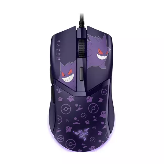 Razer Cobra Gengar Edition Computer Mouse, 8500 DPI Optical Sensor, 300 IPS Max Speed, Optical Mouse Switches Gen-3, 6 Programmable Buttons, Chroma RGB Lighting, Violet | RZ01-04650700-R3M1 Razer Cobra Gengar Edition Computer Mouse, 8500 DPI Optical Sensor, 300 IPS Max Speed, Optical Mouse Switches Gen-3, 6 Programmable Buttons, Chroma RGB Lighting, Violet | RZ01-04650700-R3M1