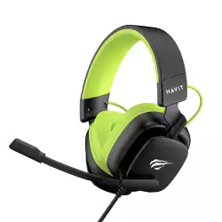 Havit H2048U Wired Gaming headphone Black /Green | H2048U-BN