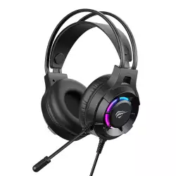 Havit H2049d Wired Gaming Headphones With Microphone 3.5mm - Black | H2049d-BK Havit H2049d Wired Gaming Headphones With Microphone 3.5mm - Black | H2049d-BK