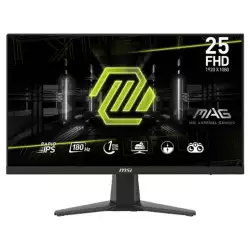 MSI MAG 256F Gaming Monitor, 25" Rapid IPS Display, FHD Resolution, 180Hz Refresh Rate, 1ms (GtG) Response Time, Adaptive Sync Technology, 1.07b Color Support, Anti-Flicker, Black | 9S6-3BC11H-006