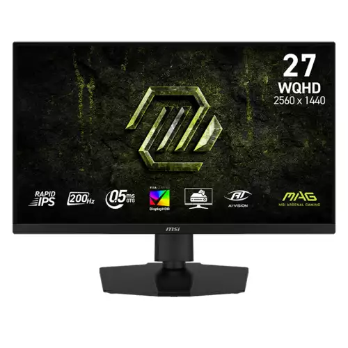 MSI MAG 274QPF E20 Gaming Monitor 27" WQHD Rapid IPS 200Hz 0.5ms HDR400