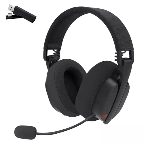 Redragon H888 Wireless Gaming Headset with 7.1 Surround Sound, Tri-Mode Gaming Headphones - Black | H888