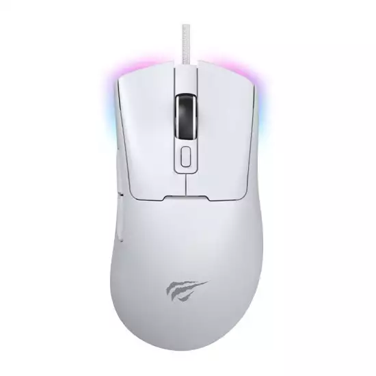 HAVIT Gaming Mouse MS966 RGB Programmable 12000DPI – White| MS966