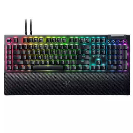 Razer BlackWidow V4 Pro RGB Mechanical Gaming Keyboard Black | RZ03-04680100-R3M1 Razer BlackWidow V4 Pro RGB Mechanical Gaming Keyboard Black | RZ03-04680100-R3M1