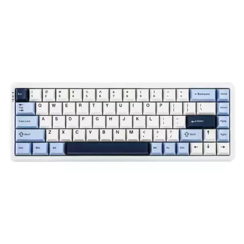 AJAZZ AK680 MAX Wired Magnetic Gaming Keyboard Rice Hifi Switch Glacier Blue