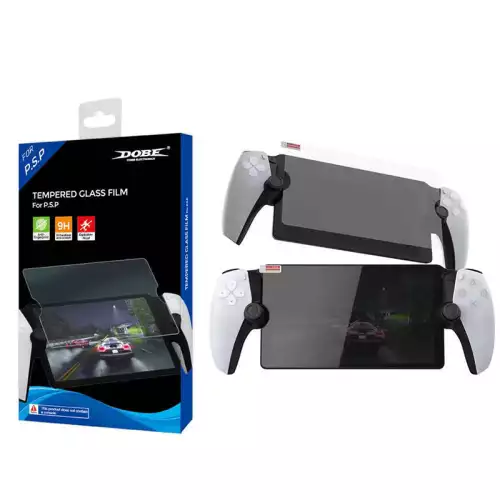 Dobe TP5-3576 Anti-Scratch HD Transparent Glass Film For PS5 Portal Screen