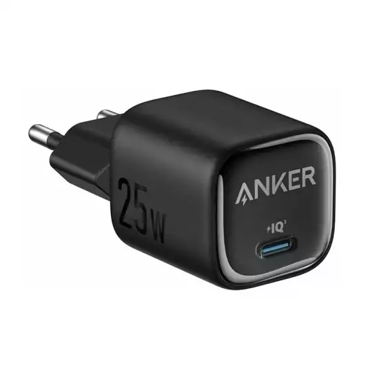 Anker Type-C Wall Charger, 25 Watt, Black | A2656L11