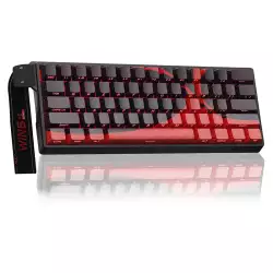 AULA WIN60HE MAX Mechanical Gaming Keyboard  Black/ Red Wing Chun Magnetic Switch