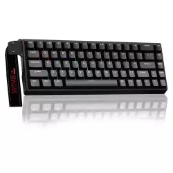 AULA WIN68 HE Mechanical Gaming Keyboard Black Gray Wood Magnetic Switch