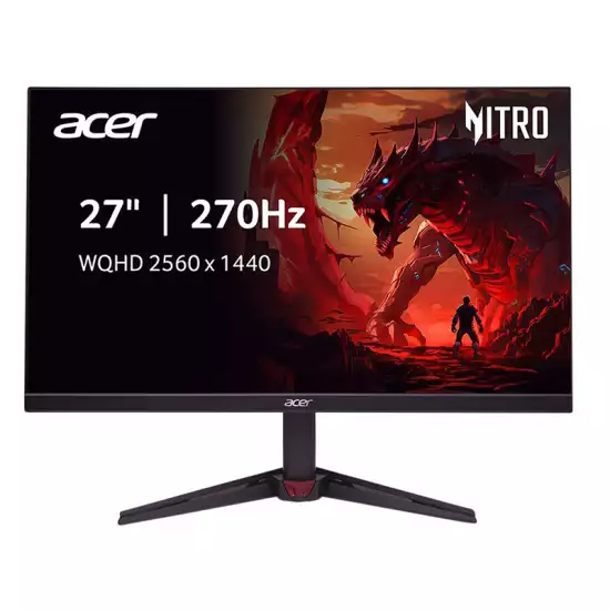 Acer Nitro VG270U Z1bmiipx 27" 2K WQHD (2560 x 1440) 270Hz Gaming Monitor | UM.HV0AA.102