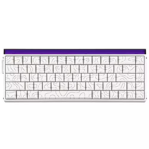 AULA HERO68 Black King Magnetic Switch Gaming Keyboard - White