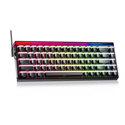AULA HERO68 HE Jade King Magnetic Switch Gaming Keyboard - Black light house