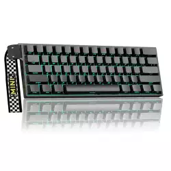 AULA MINI60 HE Stormrise Magnetic Gaming Keyboard - Black Side Engraved keycaps