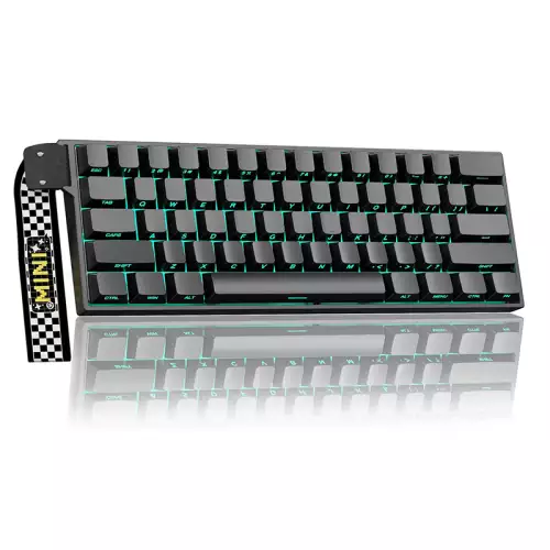 AULA MINI60 HE Stormrise Magnetic Gaming Keyboard - Black Side Engraved keycaps