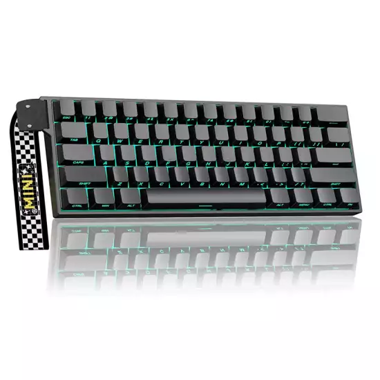 AULA MINI60 HE Stormrise Magnetic Gaming Keyboard - Black Side Engraved keycaps