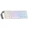AULA MINI60 HE Mistcloud Magnetic  Gaming Keyboard - White Side-engraved keycaps