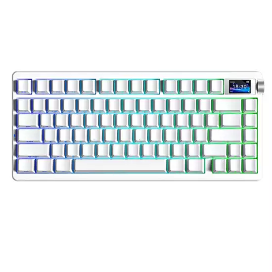 AULA Nova75 Star vector Switch Gaming Keyboard -White/Grey