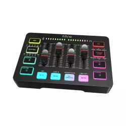 FIFINE AmpliGame SC3 Gaming Audio Mixer with RGB