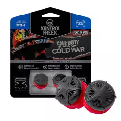 KontrolFreek Call of Duty: Black Ops War Cold Analog PS4 And PS5 - Black/Red