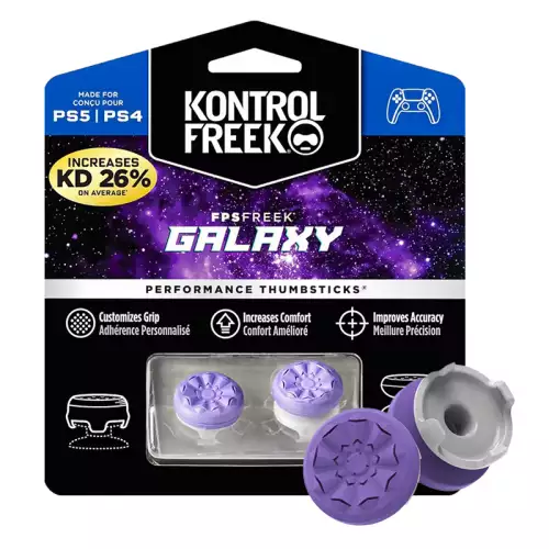 KontrolFreek FPS Galaxy Analog - PS4 and PS5 - Purple