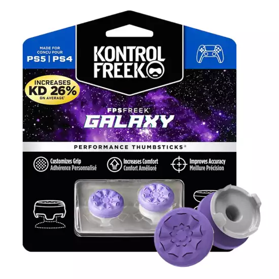 KontrolFreek FPS Galaxy Analog - PS4 and PS5 - Purple KontrolFreek FPS Galaxy Analog - PS4 and PS5 - Purple