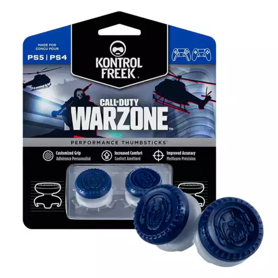 KontrolFreek Call of Duty: Warzone Analog - PS4 And PS5 - Blue KontrolFreek Call of Duty: Warzone Analog - PS4 And PS5 - Blue