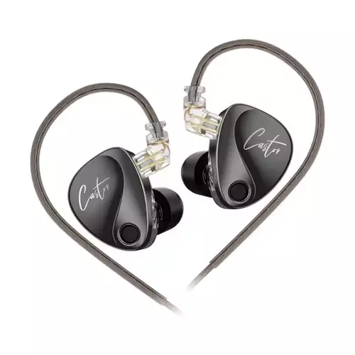 KZ Castor Dual-Driver In-Ear Monitors Improved Bass Version - Gray | 6970493063063
