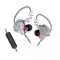 KZ ZSN Pro Headphones Dual Drivers Bass Earbuds Earphones With Mic - Purple | 6970493061106 KZ ZSN Pro Headphones Dual Drivers Bass Earbuds Earphones With Mic - Purple | 6970493061106