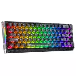 ATTACK SHARK R68 HE Carbon Fiber Rapid Trigger Keyboard Magnetic Switch - Ink Shade