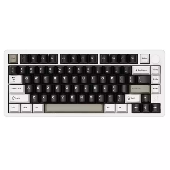 ATTACK SHARK X86 Full Aluminum Keyboard - Milk White ATTACK SHARK X86 Full Aluminum Keyboard - Milk White