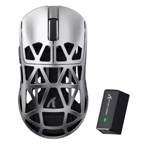 ATTACK SHARK R2 Magnesium Alloy PAW3950 Gaming Mouse 8K - Grey