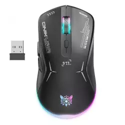 ONIKUMA CW917 Wireless, Wired RGB Gaming Mouse – Optical Sensor 4,800 DPI - Black