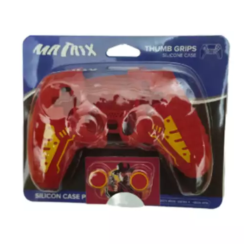Generic PS5 DualSense Silicone Case Protector – Red Dead - Red