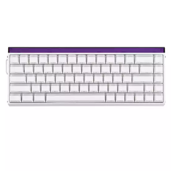 AULA HERO 68 HE 65% Wired Hot-Swappable Gaming Keyboard with Hall Effect Switch White Lighthouse
