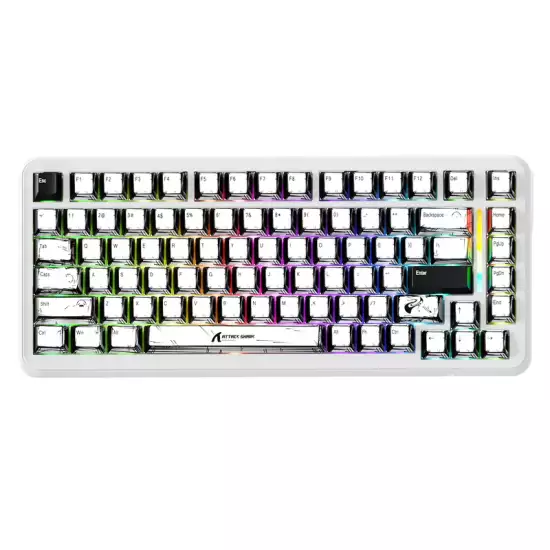 ATTACK SHARK X82 PRO HE Wireless Rapid Trigger Gaming Keyboard Magnetic Switch - Comic