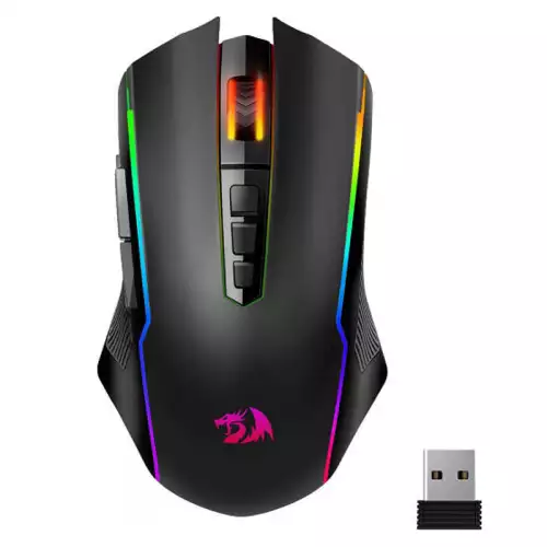 Redragon M914 NIX RGB Tri-Mode 2.4G/USB-C/Bluetooth Gaming Mouse - Black