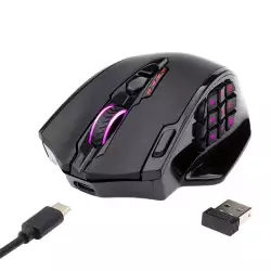 Redragon M913 Impact Elite Wireless Gaming Mouse – 16,000 DPI - Black Redragon M913 Impact Elite Wireless Gaming Mouse – 16,000 DPI - Black