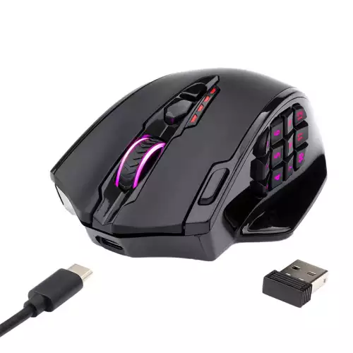 Redragon M913 Impact Elite Wireless Gaming Mouse – 16,000 DPI - Black