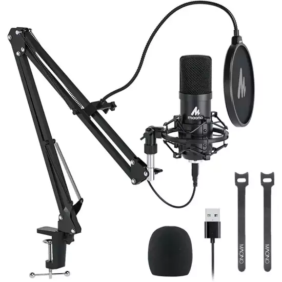 MAONO A04 Professional Podcaster USB Microphone With Boom Arm MAONO A04 Professional Podcaster USB Microphone With Boom Arm