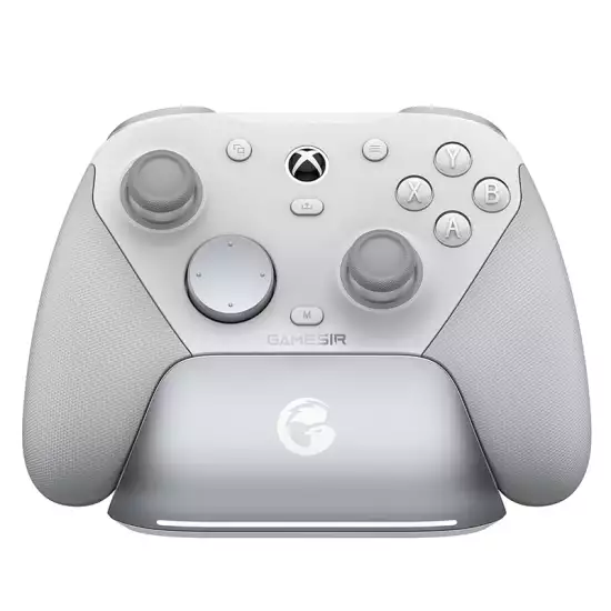 GameSir G7 Pro Wired Controller for Xbox Series X|S, Xbox One, Wireless Gamepad for PC&Android with TMR Sticks, Hall Effect Analog Triggers, 1000Hz Polling Rate - White GameSir G7 Pro Wired Controller for Xbox Series X|S, Xbox One, Wireless Gamepad for PC&Android with TMR Sticks, Hall Effect Analog Triggers, 1000Hz Polling Rate - White