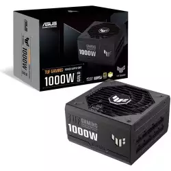 ASUS TUF Gaming 1000W ATX Power Supply Unit, 80 Plus Gold Certification, Fully Modular, 135mm Fan, Dual Ball Fan Bearings, Axial-tech Fan Design, Military-grade, Black | 90YE00S1-B0NA00