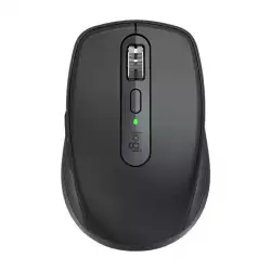 Logitech MX Anywhere 3S Mouse, Darkfield High Precision, 1000 Nominal DPI Value, 6 Buttons, Up to 8000DPI Value, 500mAh Battery, Black